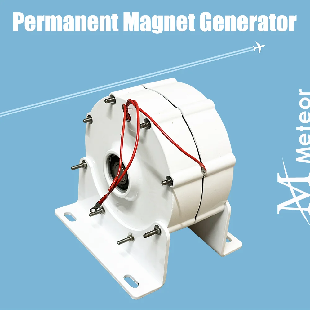 Imagem -05 - Gerador de Ímã Permanente Gearless Baixa Velocidade Fases 12v 24v 48v 3000w Uso para Tratamento de Água e Energia Eólica