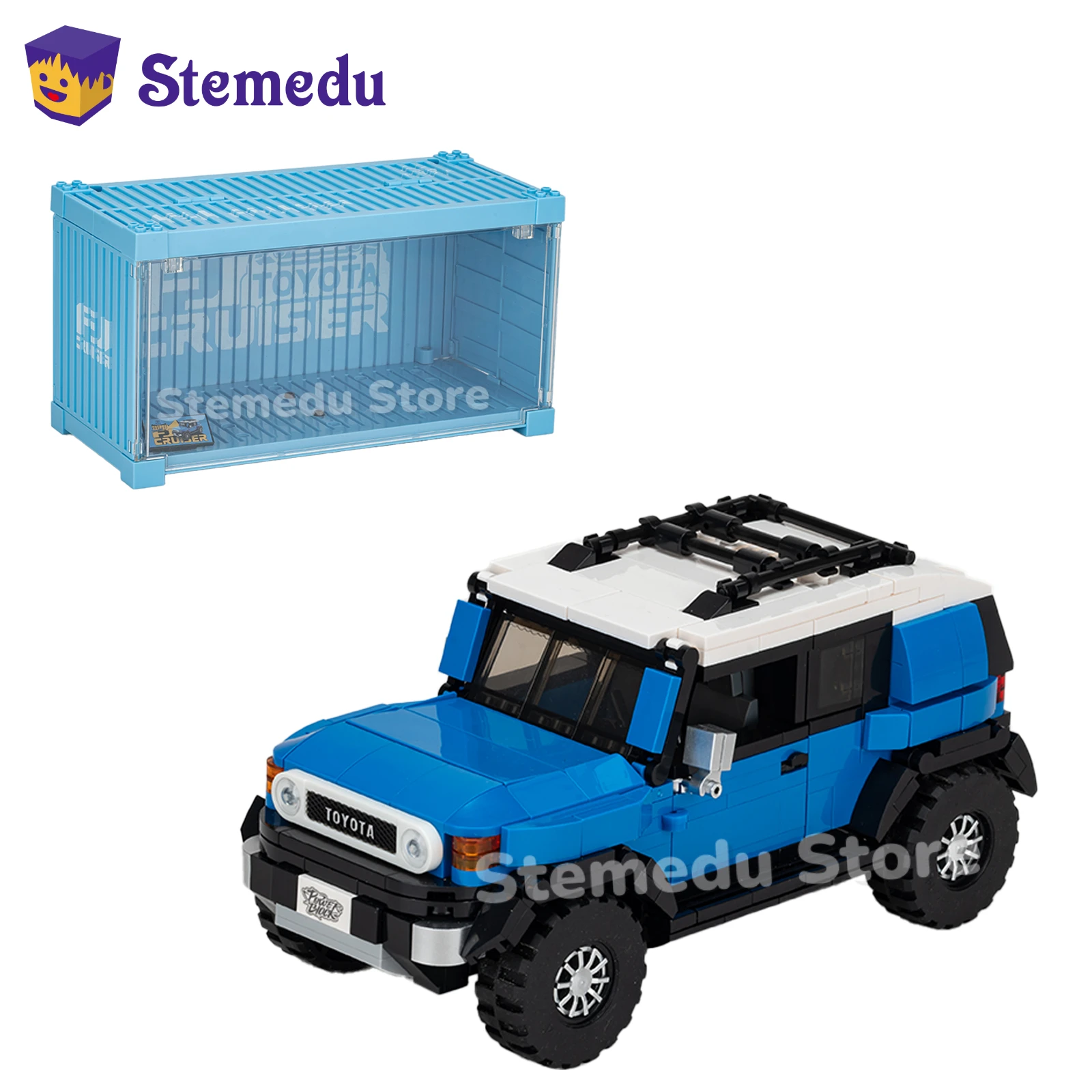 

622PCS for Toyota FJ40 Off Road Vehicle Building Blocks Retro Car Model Speed Toy Champion Bricks Set with Display Box Kids Gift
