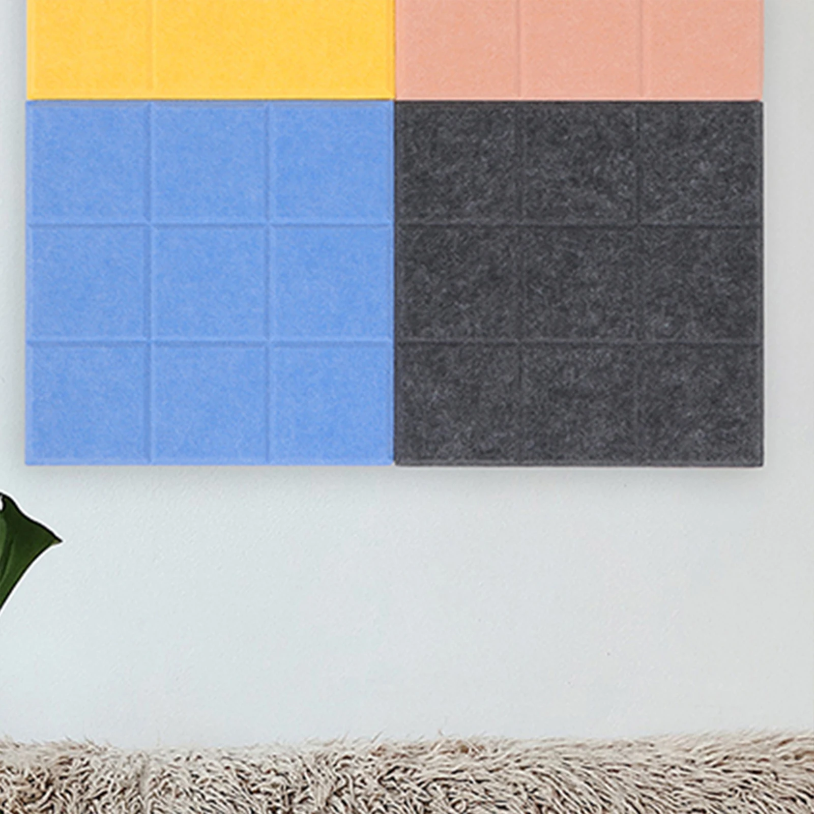 

3Pcs Announcement Felt Bulletin Board Adhesive Wall Message Memo Display Board for Photos Notes Crafts DIY Decoration