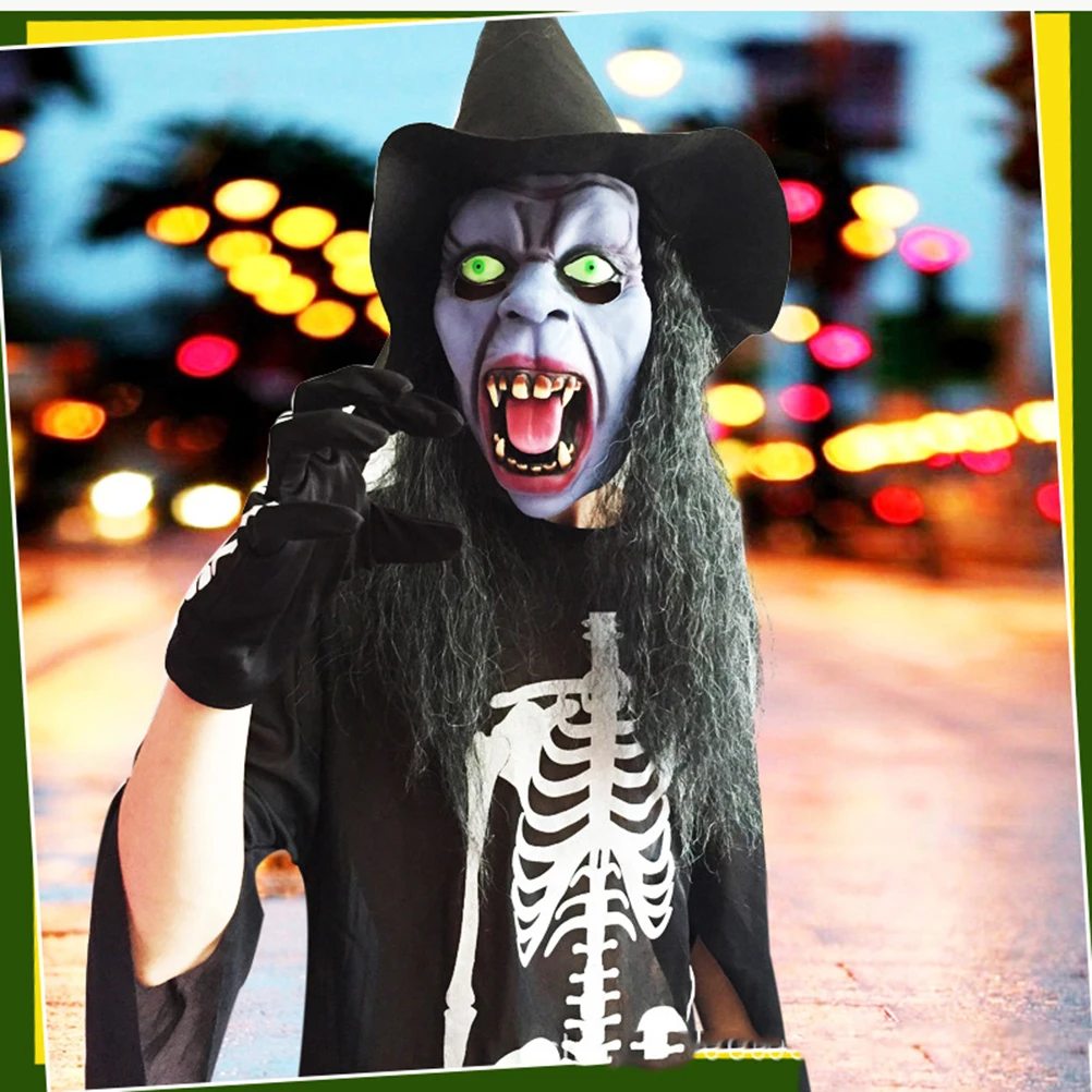 

Witch Mask Terrifying Halloween Scary Masks for Adults Miss Masquerade