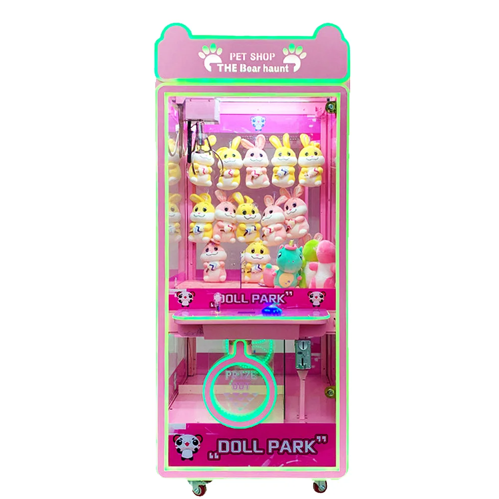 Hot Selling Commercial Plush Dolls Claw Crane Arcade Game Machine Factory Direct Supply Coin Operated Toy Catcher Prize Machine