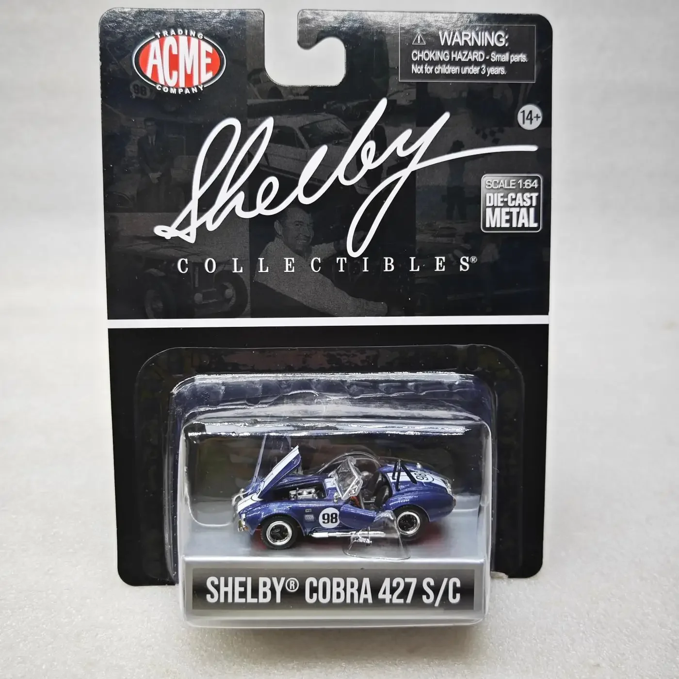 

ACME 1:64 Ford Cobra 427 S/C #98 Alloy Model Collectibles Children's Gift Toys gifts