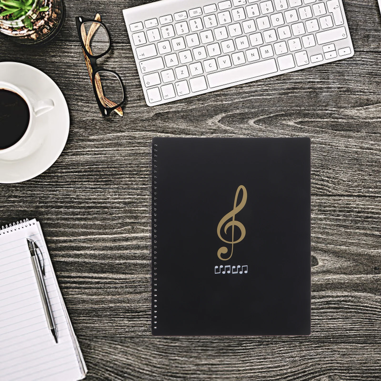 

Song File Clef Paper Storage Organizer A4 Document Positive and Negative