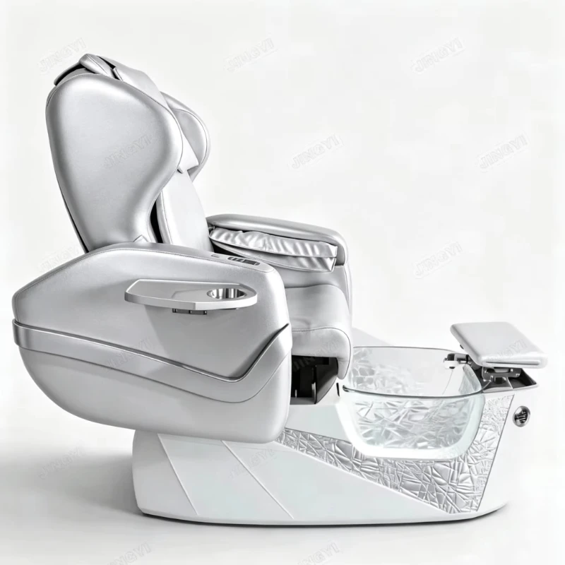 Custom Luxury Electric Salon Pedicure Spa Chair for Manicure and Pedicure Chairs with Massage Spa Manicure Station king Size