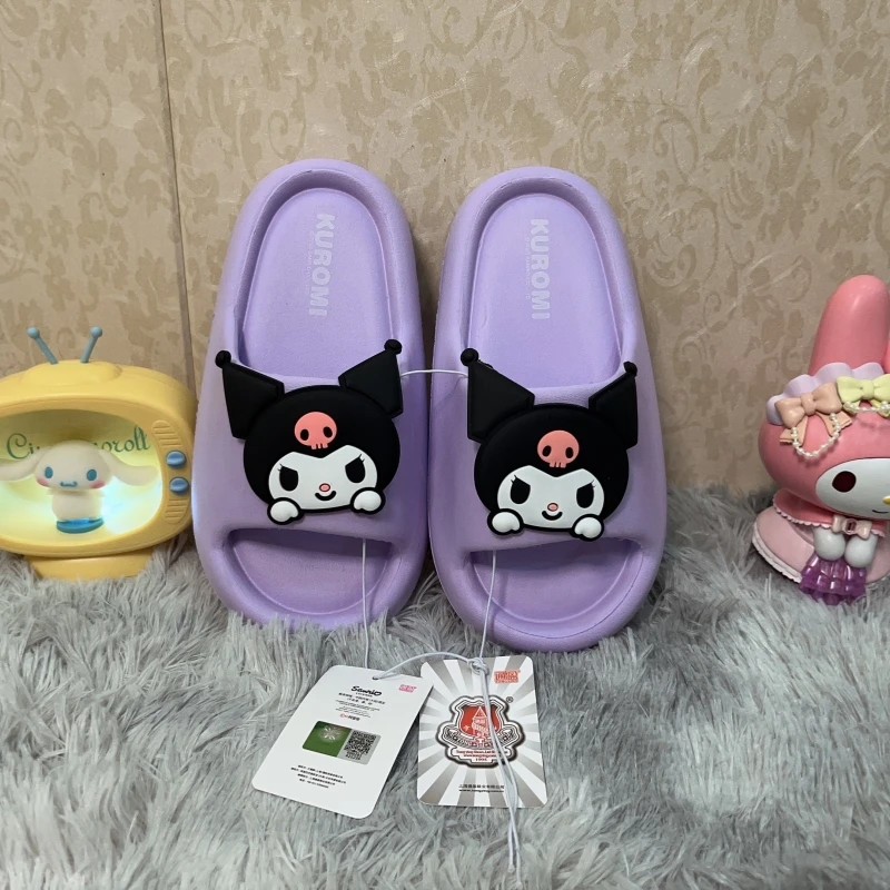 Sanrio Kulomi children's slippers boys and girls non-slip bathroom home children baby parent-child new children's gifts