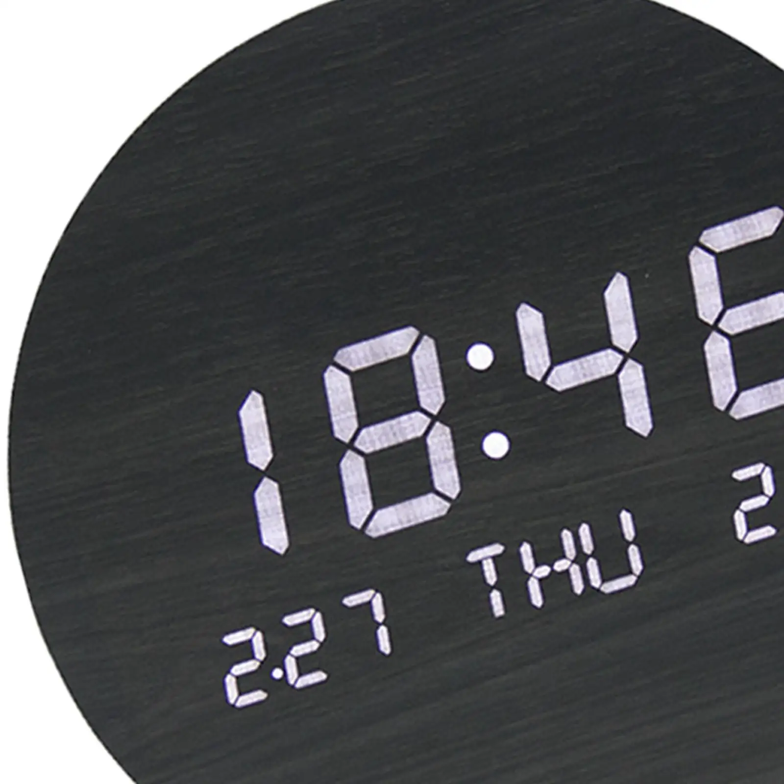 Digital Wall Clock Auto Brightness Silent Electronic Wall Clock for Bedroom