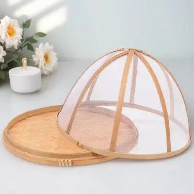 

Блюдо для хранения комаров, плотное уплотнение, хранитель свежести, кухонная защита от насекомых, круглая конструкция, крышка для хранения еды на кухне