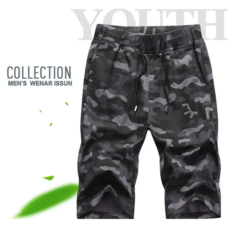 Men Outdoor Tactical Camouflage Cargo Short Pants Summer Breathable Fishing Climbing Trouser Trekking Hiking Sports Shorts