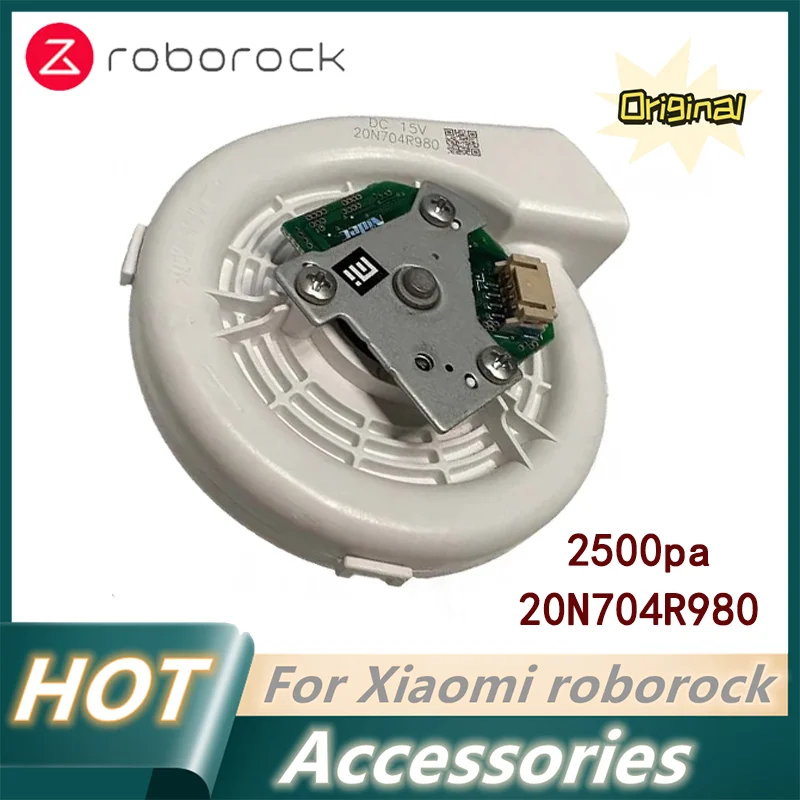 أجزاء محرك مروحة التهوية الأصلية لـ Roborock S7 S6 maxV S65 maxV S50 MAX S55 MAX T7 T7S plus S60 ملحقات محرك المروحة النقية