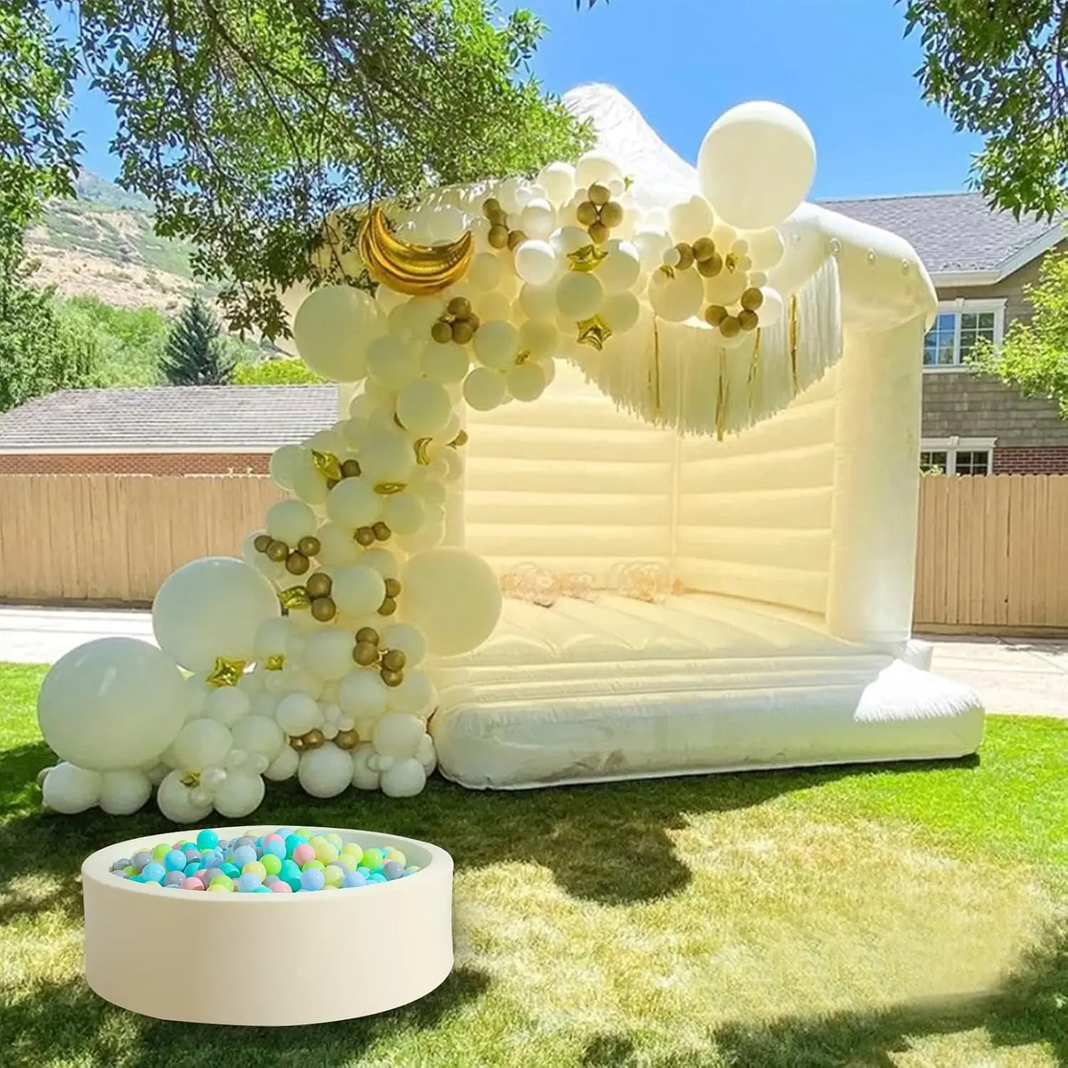 Bola pit bolas 100 verde + cinza + rosa + amarelo + azul jogar bolas de plástico para crianças jogar tenda piscina playhouse cercadinho festa decoração