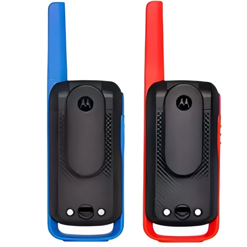 Motorola-T62 Go Walkie Talkie 16 Channels up to 8 km Range, No Call charges Outdoor adventures Travel