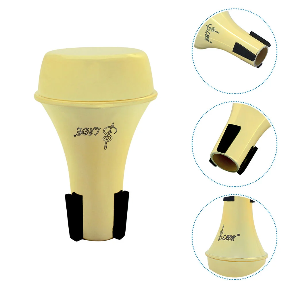 Trumpet Mute Horn Straight Practice Mini Musical Instrument Accessory Trompette