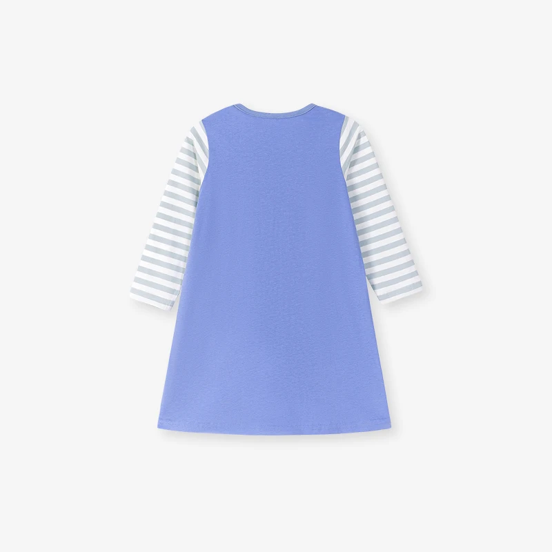 ملابس أطفال من Little maven فستان بأكمام طويلة فستان حفلات للفتيات الصغيرات بتصميم كرتوني وحيد القرن أزياء قطنية للخريف للأطفال #6