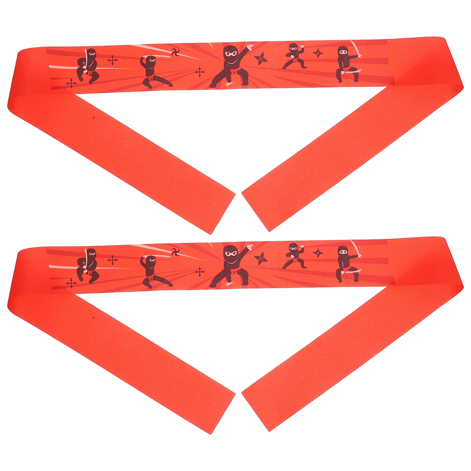 

2pcs Headband Ninja Print Sweat-Absorbent Cooking Sports Sports Bandana Kitchen Costume Party Kids Bandana Headwear