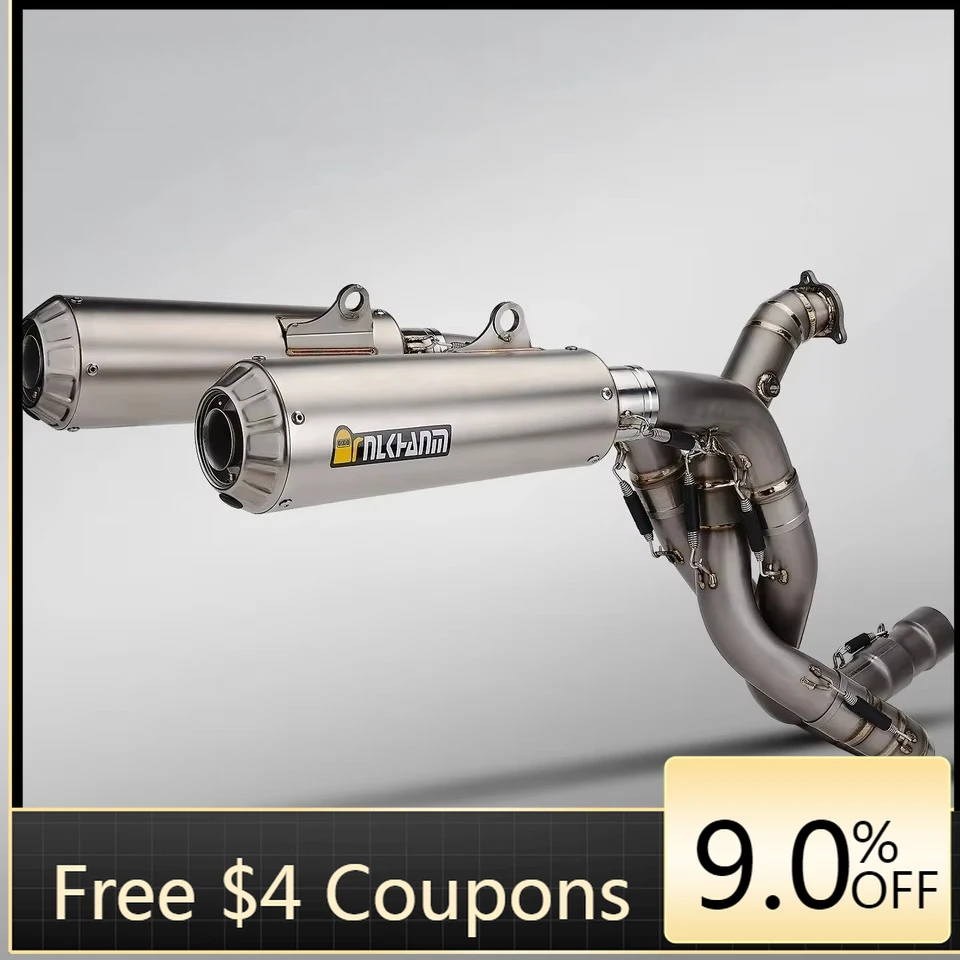 

STLF Duca SuperSport 950 Exhaust System Modified Titanium Alloy Front Dual Outlet Escape Muffler Carbon Fiber Material