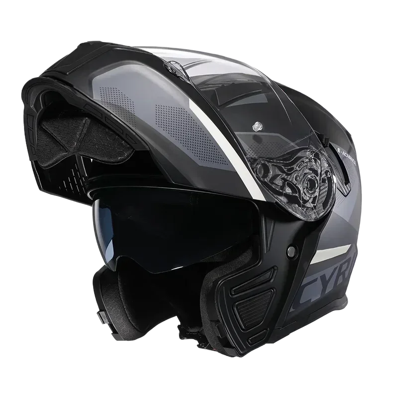 Motorcycle Open Face Modular Flip Up Full Face Helmet for Adult Men and Women DOT Approved Moto Helmets AH121