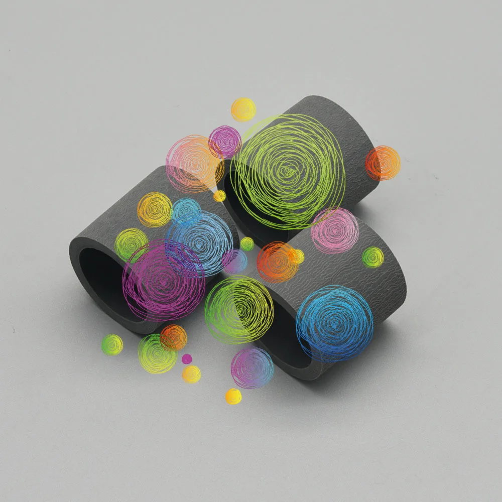 

100X JC73-00340A JC93-00310A Pickup Roller Tire for Samsung ML 3310 3710 SCX 4833 5637 5639 5737 4020 3870 3320 3312 5637