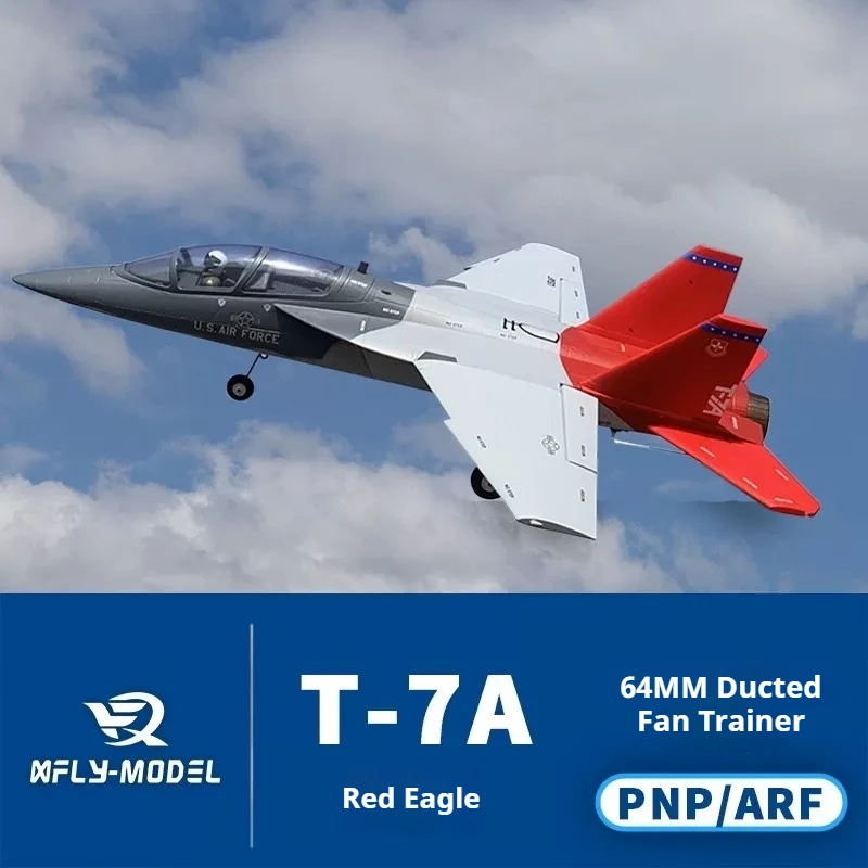 XFly 64mm T-7A Red Hawk EDF Jet 750mm PNP 4S Brushless RC Airplane Trainer Model