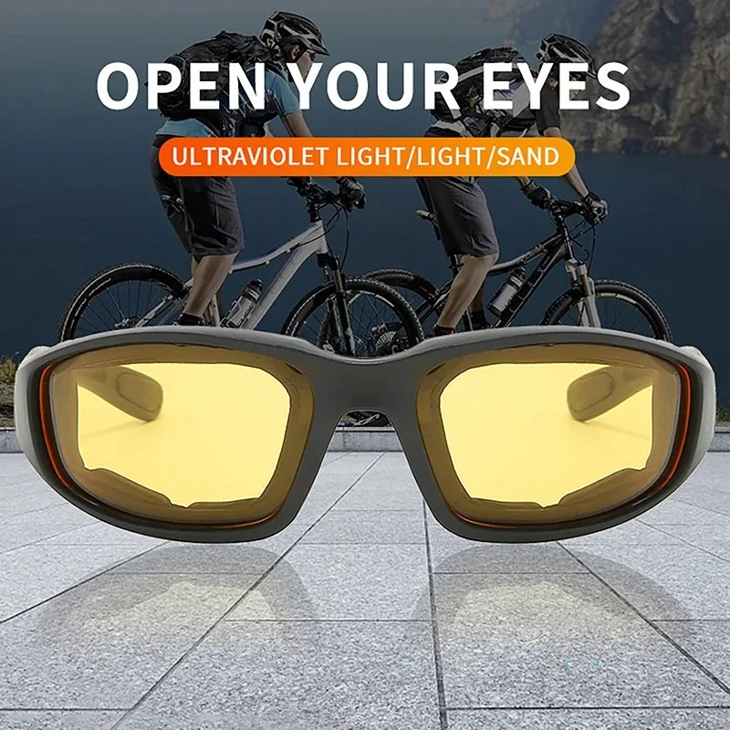 Outdoor Cycling Glasses , Skiing Glasses, Cs Tactical Sunglasses, Sports Sponge Sunglasses Effectively Block