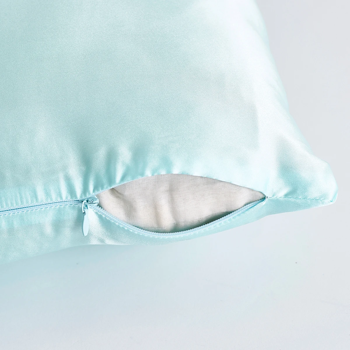 枕用ジッパー式枕カバー,1ペア,両面,天然シルク,健康的でシンプルな枕カバー,100%