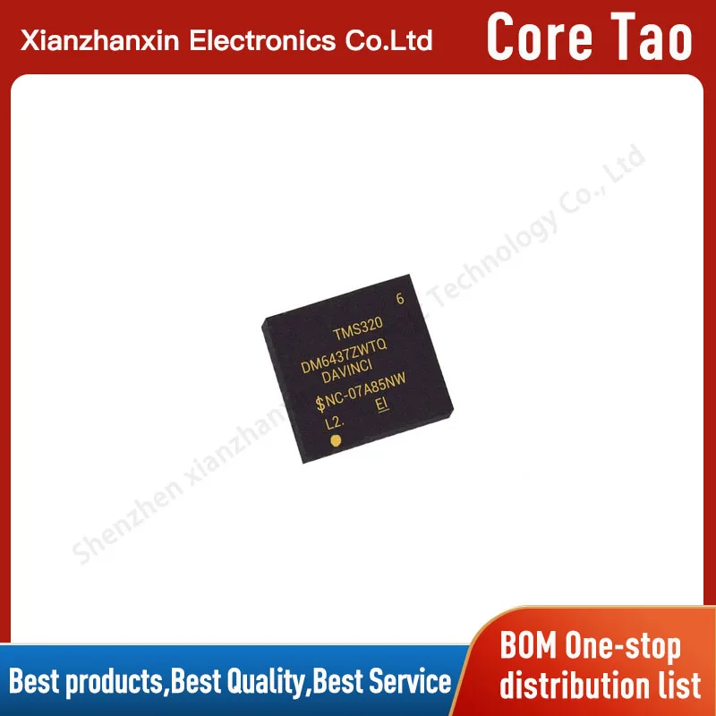 

1PCS/LOT TMS320DM6437ZWTQ TMS320DM6437 BGA Digital signal processor and controller