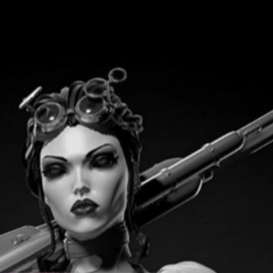 

1/24 Scale Resin Figure Model Kit Gunman girl Nsfw Unassembled and Unpainted 3D printing DIY toy 846
