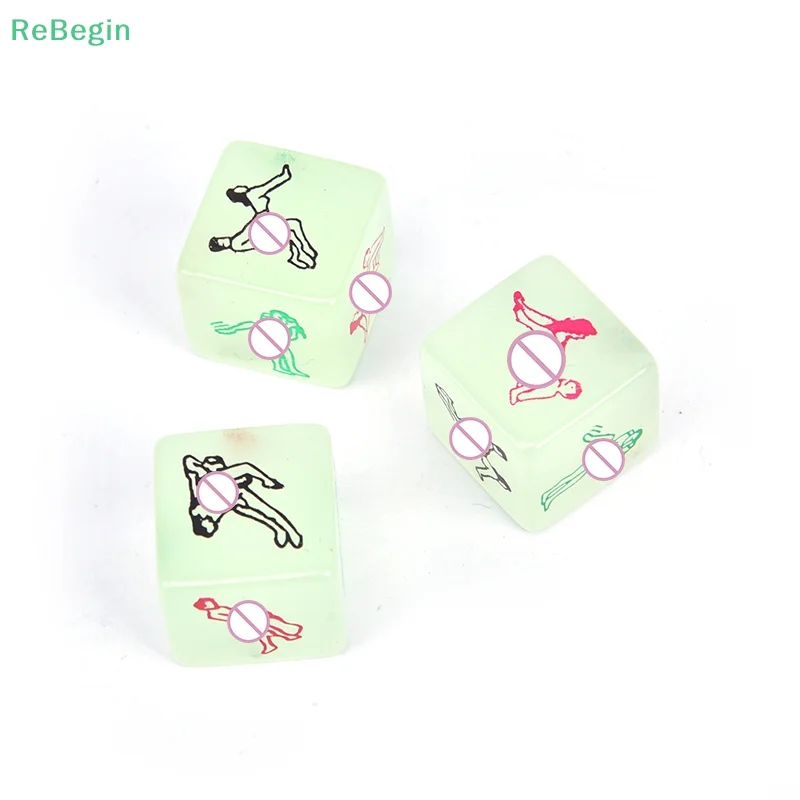 Erotic Luminous Couples Flirting Posture Toys Night Lights Love Dice Sex Toy