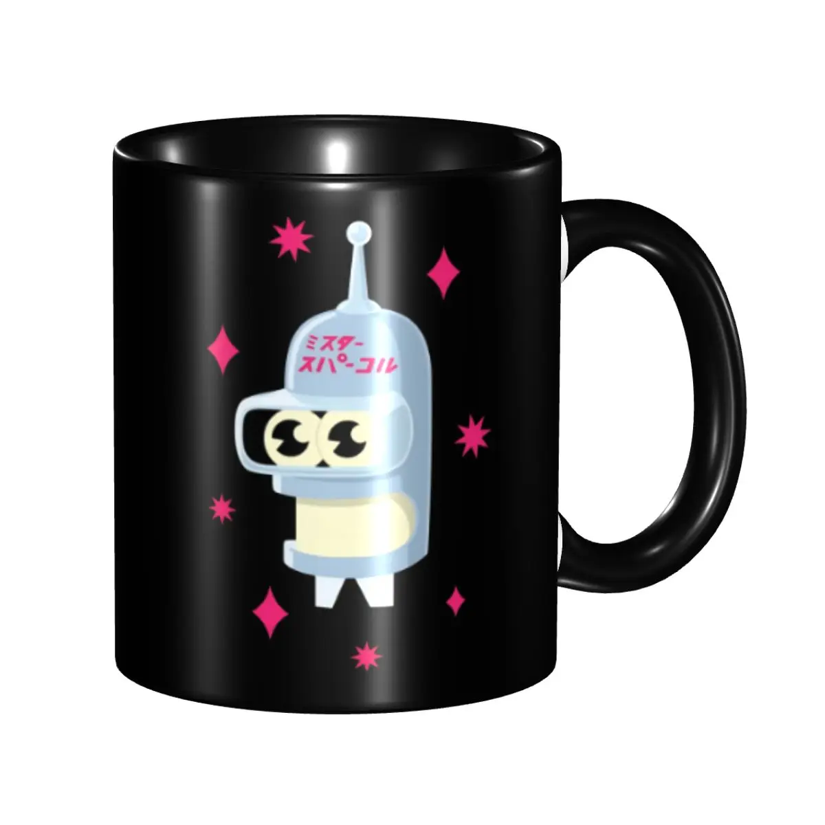 Mr. Sparkle Futuramas Benders Mr. Sparkle Futuramas Benders Merch Coffee Mugs Novelty Cup Gift