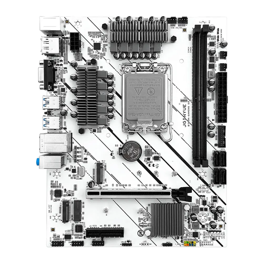 JGINYUE B760M płyta główna LGA 1700 obsługa procesora Intel Core i3/i5/i7/i9 12. 13. dwukanałowa pamięć DDR5 B760M-GAMING D5