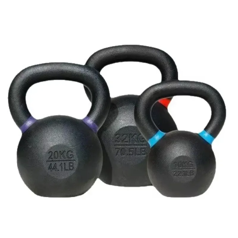 

Kettlebell Steel Powder Coated Custom Color Gym Training Kettlebells with 4kg Increments