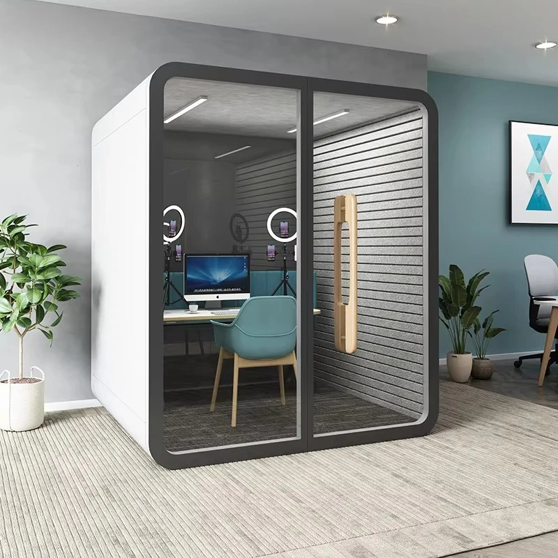 Home Silent Room Office Soundproof Booth Conference Cabin Mobile soundproof room for Employees Sing Outdoor Area Use