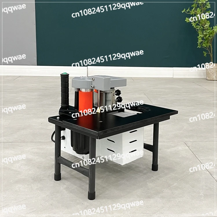 Woodworking Portable Edge Bander Banding Machine 45 Degrees Tilting  PVC Double Side Gluing