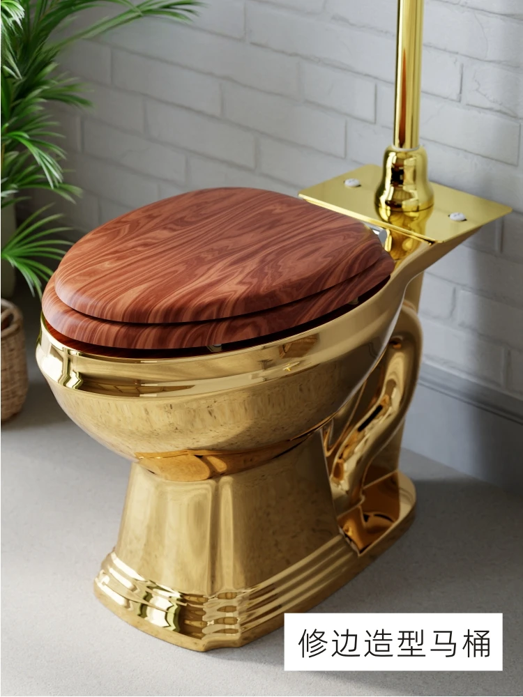 NEW NEWNEW European Style Golden Toilet