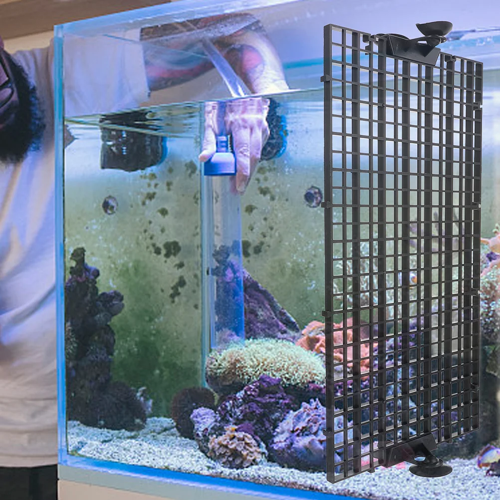 

1Set Fish Tank Divider Aquarium Isolation Plate Plastic Grid Sheet Separate Diseased Aggressive Fish Aquarium Cover