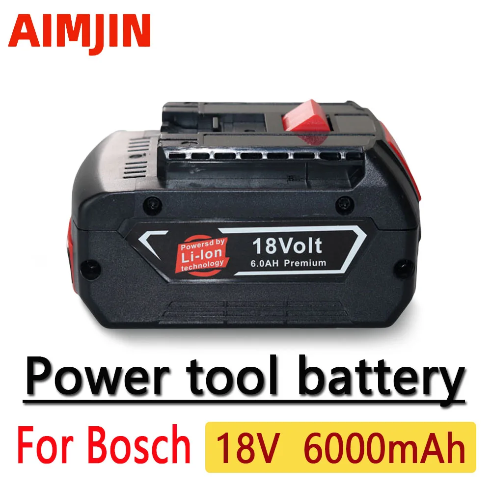 

2024-New Bosch 18V 6000mAh Lithium-ion Rechargeable Battery Bat609, Bat609g, Bat618, Bat618g, Bat614, Bosch Drill