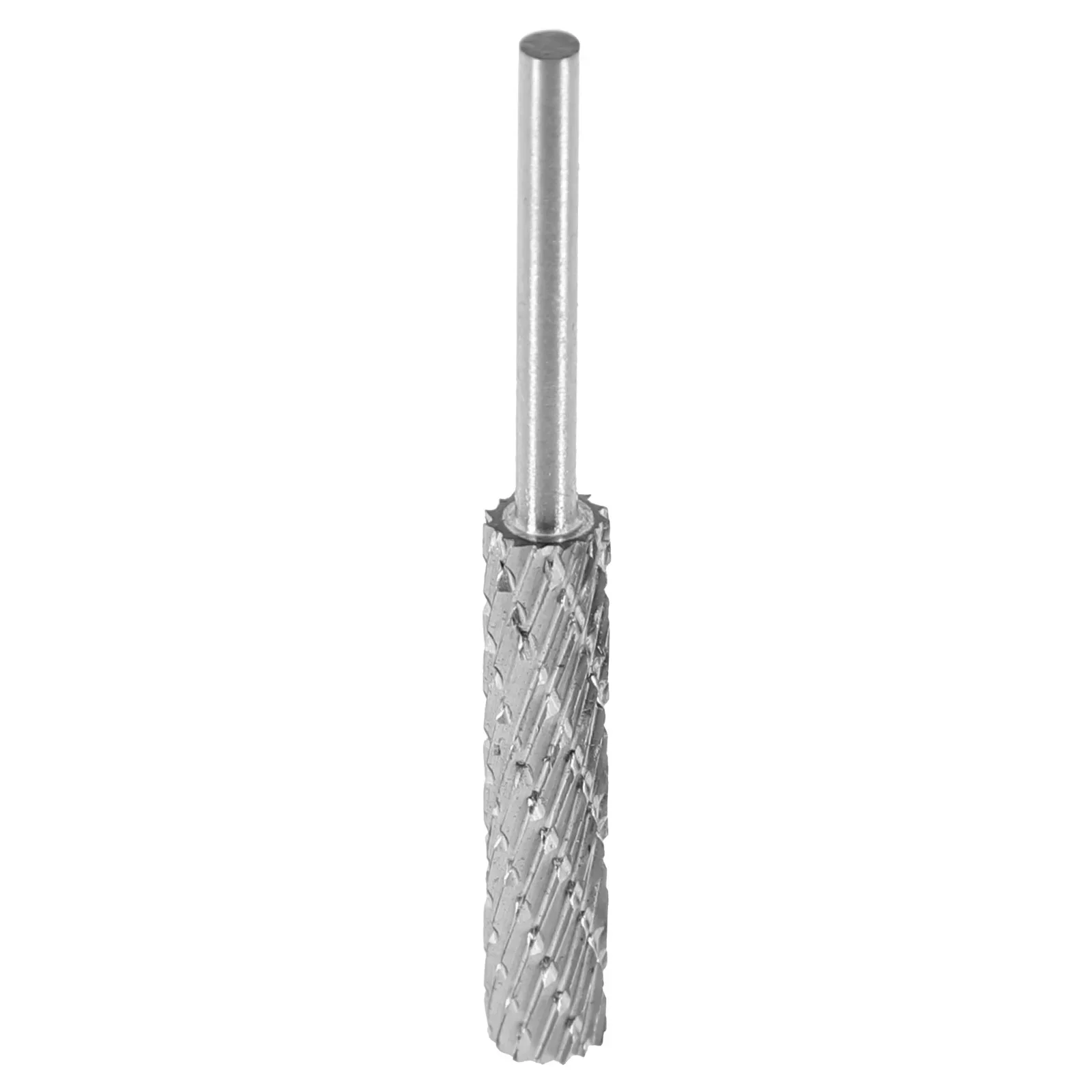 1PC 3mm Shank High Speed Steel Rotary Burr Tool Plastic Wood Carving Rotary File Tungsten Carbide,Drill Bits Silver