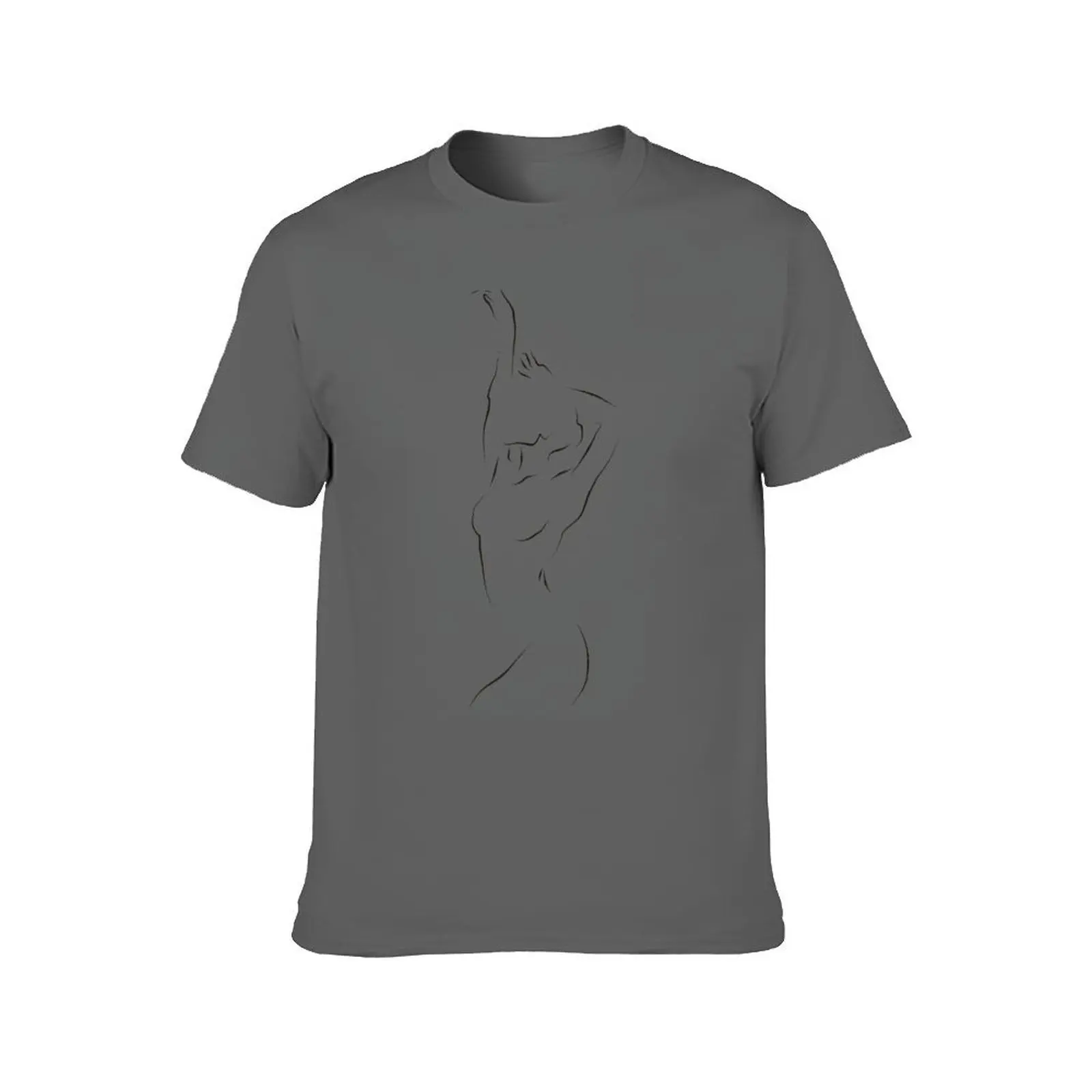 stretch woman's naked body // line art T-Shirt funny gifts custom shirt blacks clothes for men