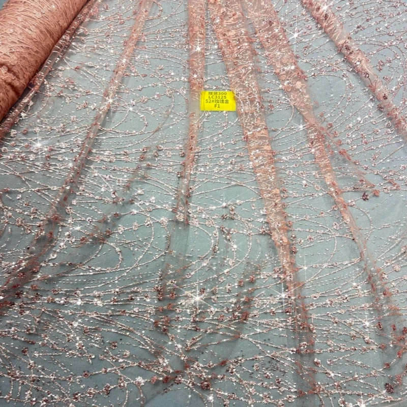 Champagne Hot Sale Fadhion Afr - Embroidery Gold ulasan dan harga