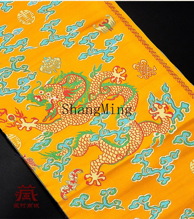 

PYH Hada scarf Tibetan jewelry eight auspicious thickened five-color dragon pattern Hada Gesang pattern