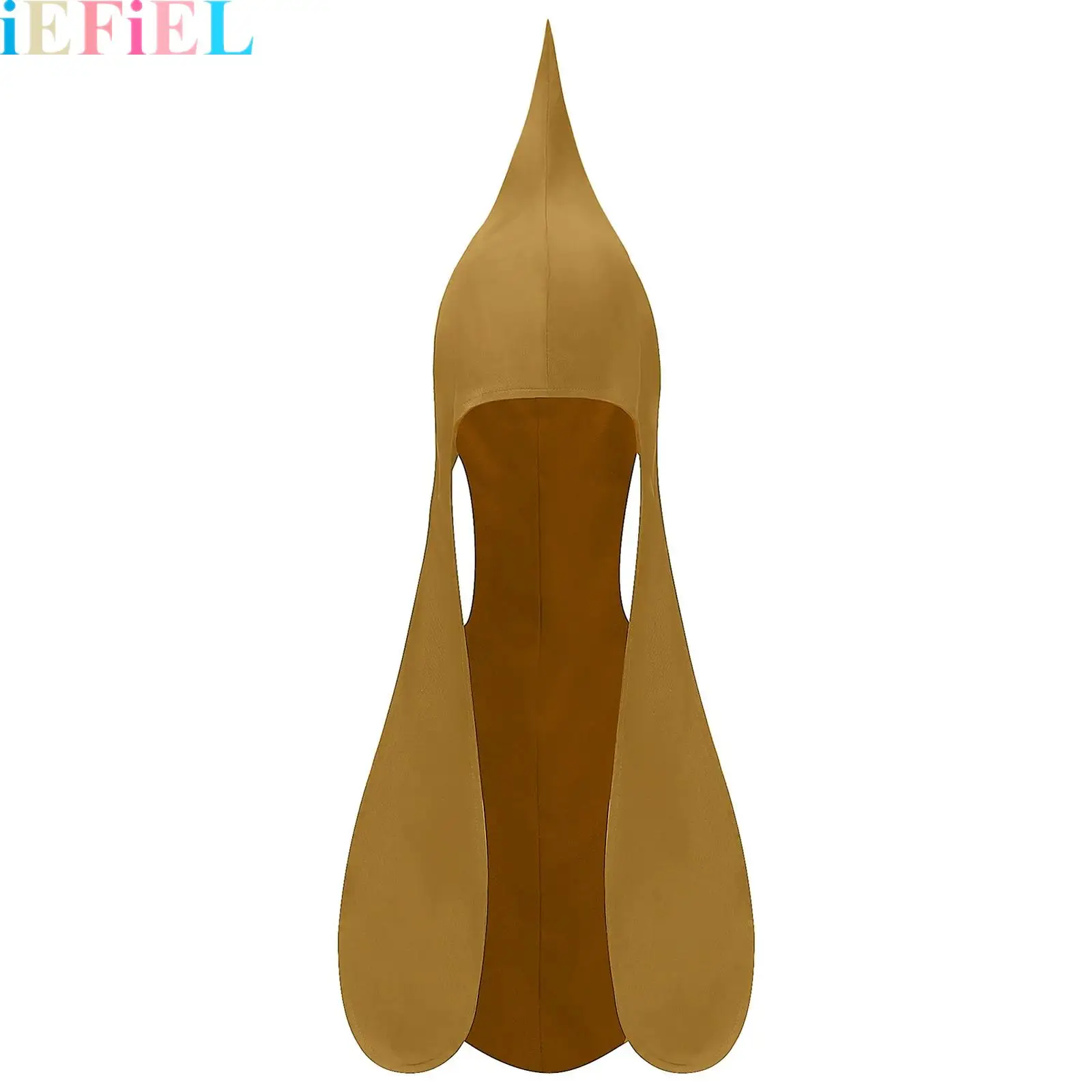 

1Pcs Men Medieval Cosplay Ear-protective Hooded Headscarves Headwear Victorian Halloween Dress Up Clothing Accessory