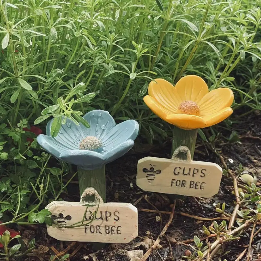1pc Cross-border New Product Insect Drinkers Wild Honey Insect Drinking Feeding Cups, suitable for garden yard decoration