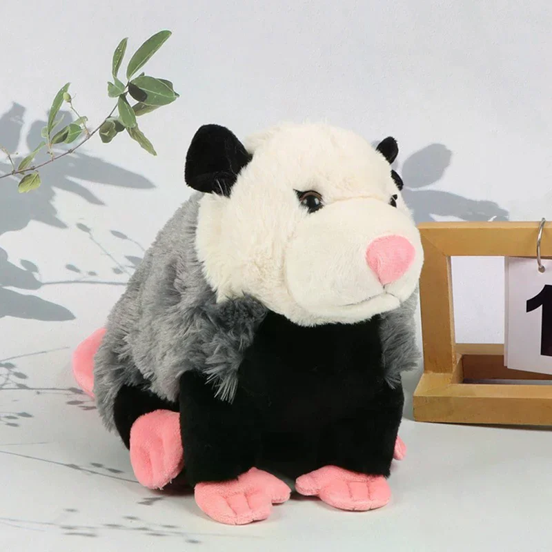 لعبة أوبوسوم القطيفة المقلدة المبهجة المملوءة على شكل فأر كرتوني لتزيين الأماكن المغلقة هدايا يوم خاص للأطفال #4