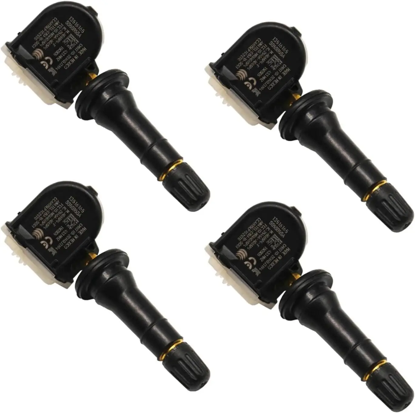 4PCS Tire Pressure Monitoring Sensors13598773 for Chevrolet Traverse13540602 13522955 13516165 tire Pressure Monitoring System