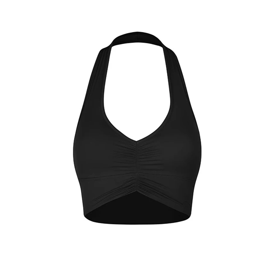 عارية الظهر بلا أكمام اللاتينية الرقص القمم لاتيني دعوى خط الرقص الملابس أعلى Dancewear أعلى السامبا البطن قاعة الرقص الفالس اللباس 25007