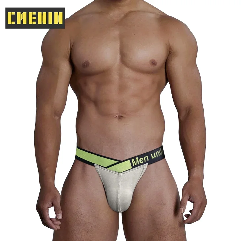 CMENIN Gay Jockstrap Men Thong Sexy Panties Mens Underwear Bikini Mens Thongs and G Strings Cuecas Sexys Homem Sissy Lingerie