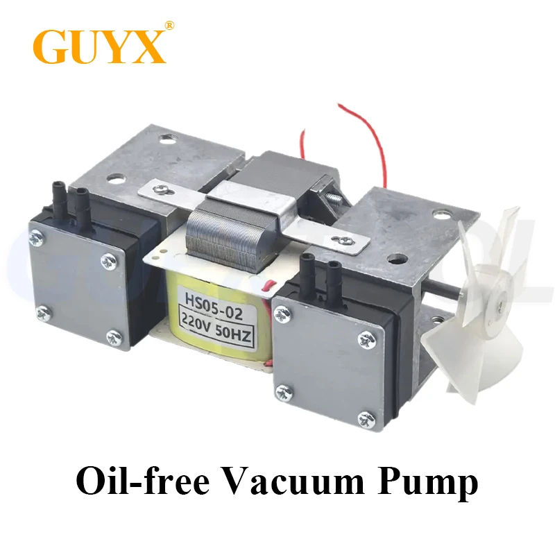 

110 В/220 В, маленький 12 В, вакуумный насос высокого положительного и отрицательного давления, мембранный насос с двойной головкой, микровоздушный насос