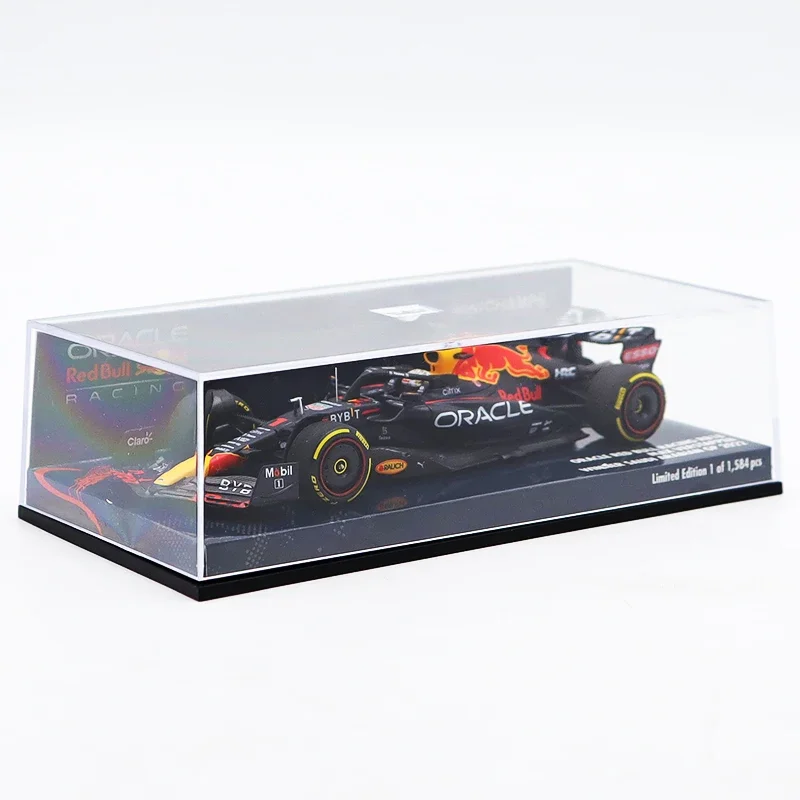 1:43 Saudi Arabia 2022 F1 Verstappen 1# first win commemorative edition resin model, children collection display a boy's gift.