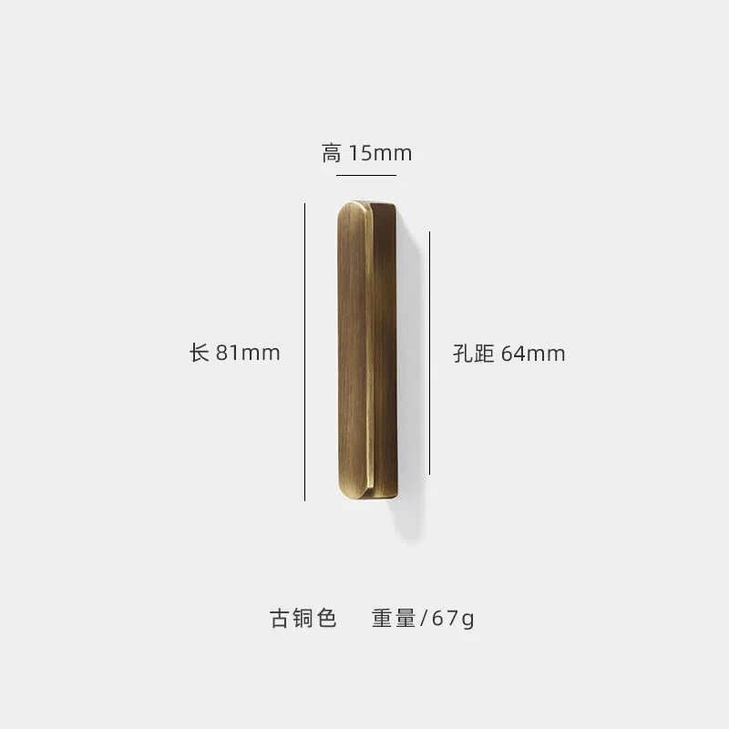 Kitchen Cupboard Pulls Bronze Cabinet Knobs and Handles for Furniture Antique Wardrobe Handles Retro Cabinet Drawer Knobs image 3
