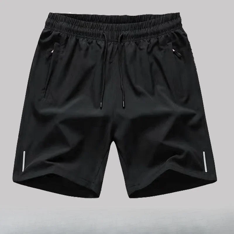 

Спортивные бегуны Мужские шорты Черные спортивные пляжные шорты на шнурке Мужские короткие брюки Дизайнерские сухие брюки с новим оптом Тонкие