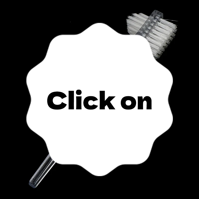 1 قطعة فرشاة الأسنان كاذبة برأسين تنظيف فرش للمنزل طقم أسنان الفم المحمولة فرشاة الأسنان الجيب #1